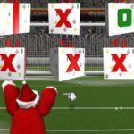 Santa kick Tac Toe